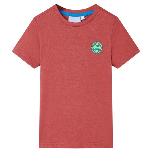 Camiseta de niños color pimentón 116 D