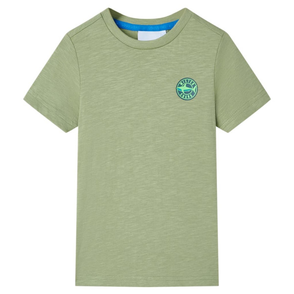 Camiseta infantil cáqui claro 104 D