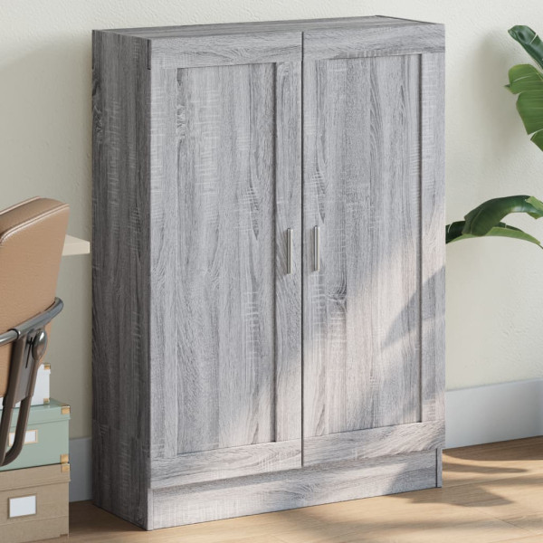 Armario de madera de ingeniería gris sonoma 82.5x30.5x115 cm D