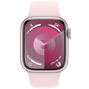 Apple Watch Série 9 GPS 45mm alumínio sport band M/L rosa D