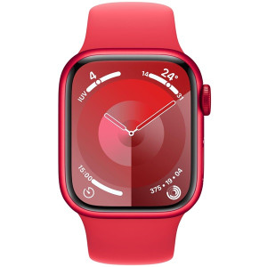 Apple Watch Serie 9 GPS 45mm aluminio sport band M/L rojo D