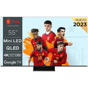 Smart TV TCL 55" QLED-Mini LED 4K UHD 55C805 negro D