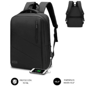 Mochila Subblim city backpack para portátiles hasta 15.6" negro D