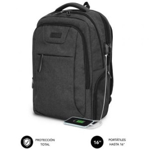 Mochila Subblim professional air padding backpack para portátiles hasta 16" negro D