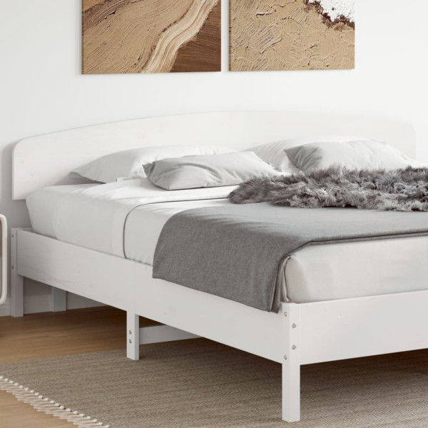 Cabecero de cama madera maciza de pino blanco 180 cm D