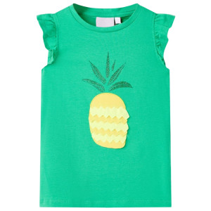 Camiseta infantil verde 116 D