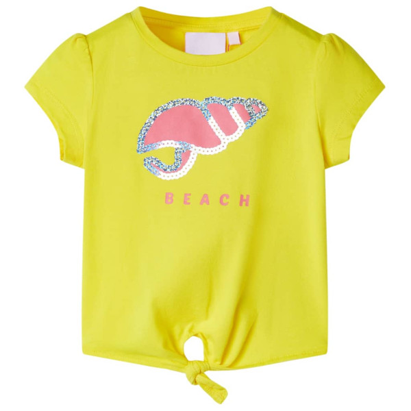 Camiseta infantil amarillo 92 D