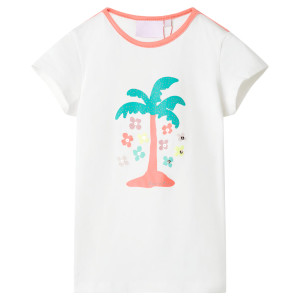 Camiseta infantil color crudo 104 D