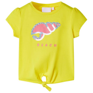 T-shirt infantil amarelo 116 D