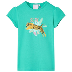 Camiseta infantil verde 116 D