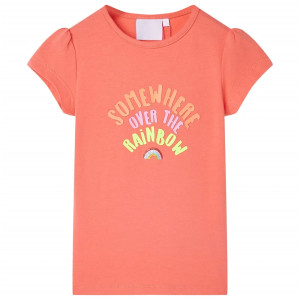 Camiseta infantil color coral 104 D