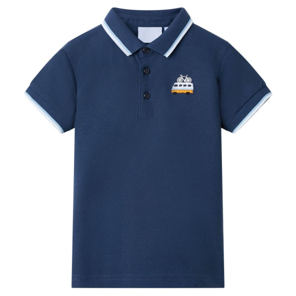 Polo infantil azul oscuro 104 D