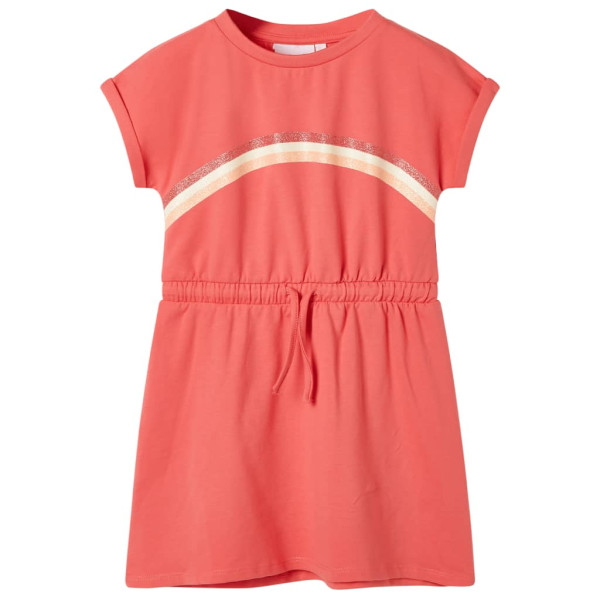 Vestido infantil com cordão de coral 140 D