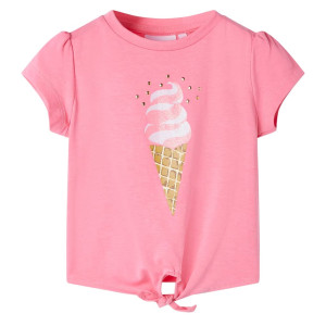 Rosa fluorescente rosa bebê t-shirt 128 D