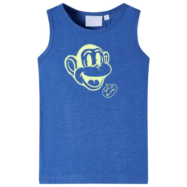 Camiseta infantil azul mélange 116 D