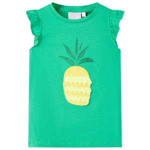 Camiseta infantil verde 128 D