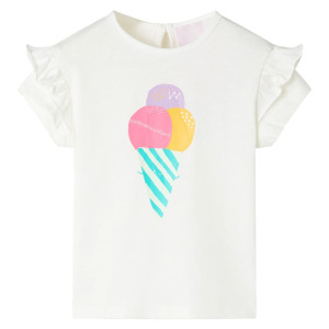 Camiseta infantil color crudo 140 D