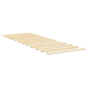 Láminas de somier de cama madera maciza de pino 70x200 cm D