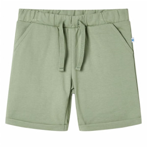 Shorts infantis com cabo de caqui claro 116 D