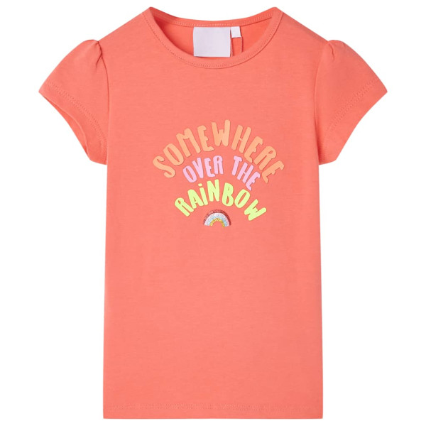 Camiseta infantil color coral 116 D