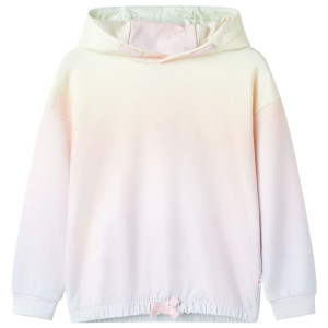 Sudadera infantil con capucha blanco estrellado 140 D