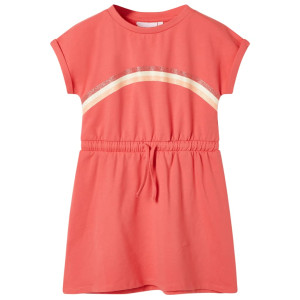 Vestido infantil com cordão de coral 104 D