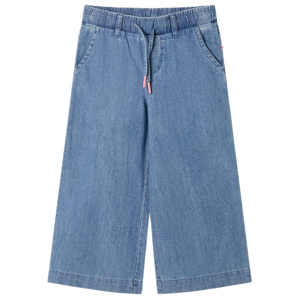 Calças de crianças jeans azul 140 D