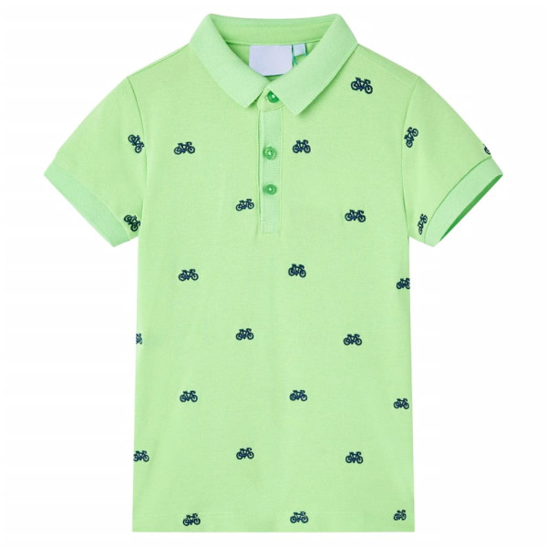 Polo infantil verde neón 116 D