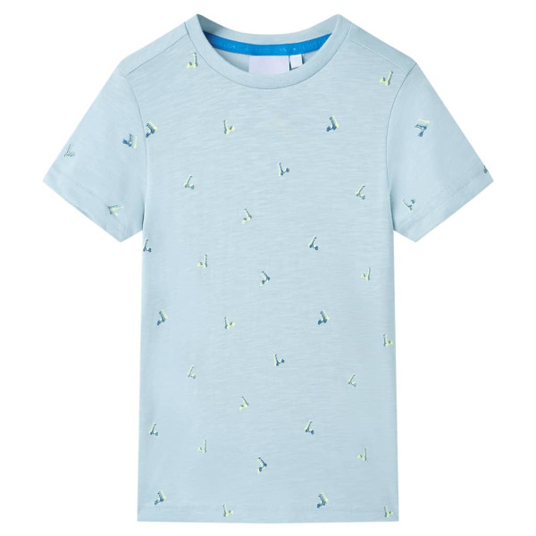 Camiseta infantil azul claro 116 D