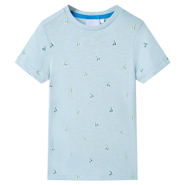 Camiseta infantil azul claro 140 D