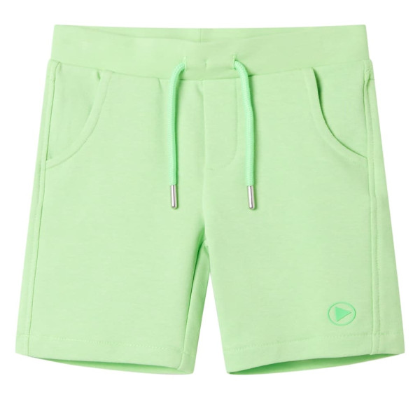 Pantalón corto infantil verde flúor 116 D