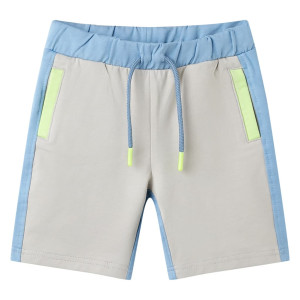 Pantalón corto infantil con cordón azul 92 D