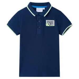 Polo infantil azul oscuro 104 D