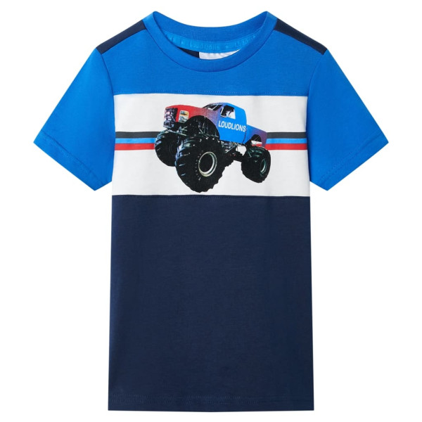 Camiseta marinha azul e azul 104 D