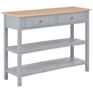 Aparador de MDF 110x35x80 cm gris D