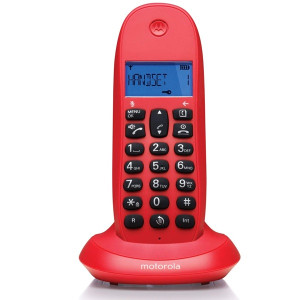 Teléfono Inalámbrico MOTOROLA C1001LB+ cereza D