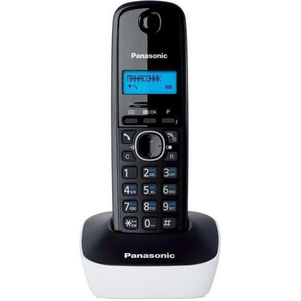 Telefone sem fio Panasonic KX-TG1611 preto/branco D