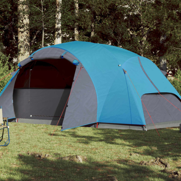 Tenda para 8 pessoas tafetã azul 190T 360x430x195 cm D