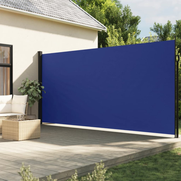 Toldo lateral retrátil azul 220x300 cm D