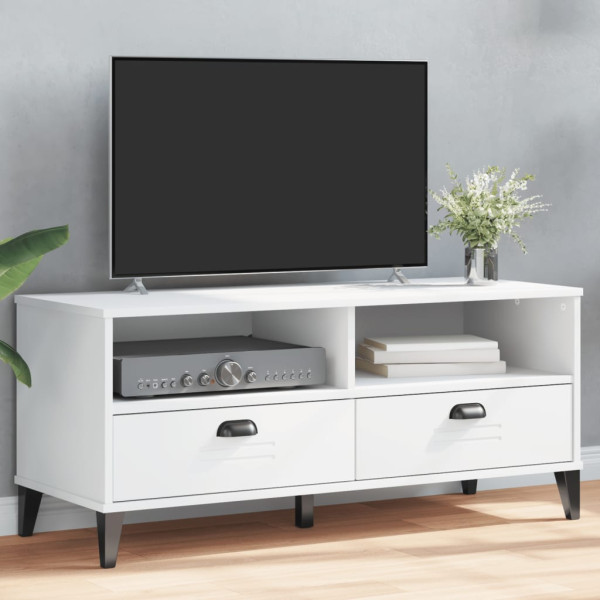 Mueble de TV VIKEN madera maciza de pino blanco D