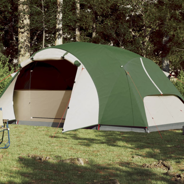 Tenda para 8 pessoas tafetã 190T verde 360x430x195 cm D