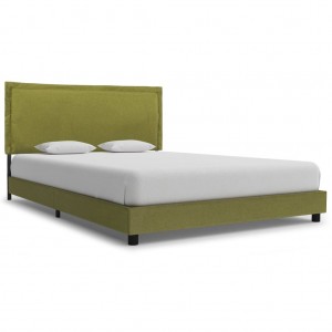 Estructura de cama de tela verde 120x200 cm D