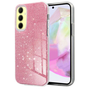 Carcasa COOL para Samsung A356 Galaxy A35 5G Glitter Rosa D