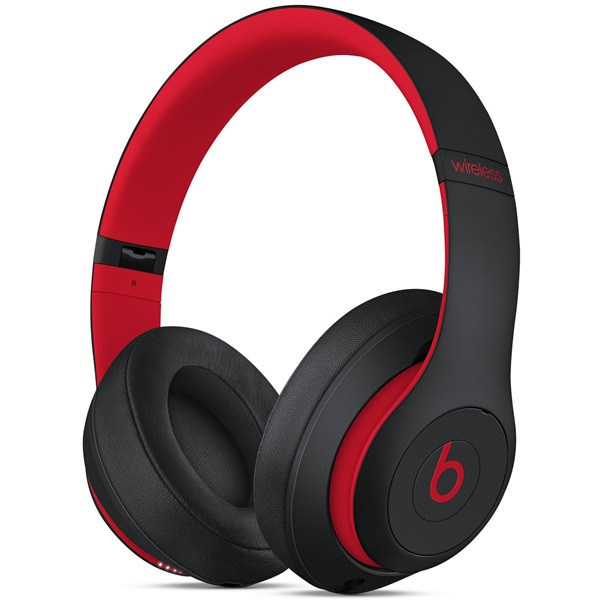 Fones de ouvido Beats Studio 3 Wireless preto e vermelho D