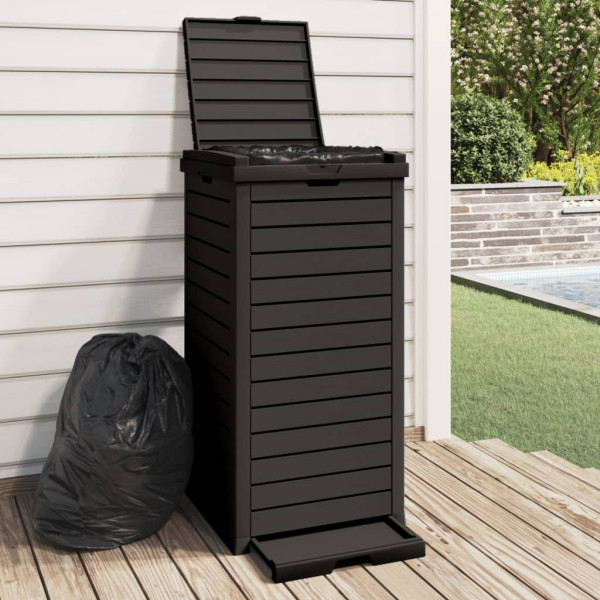 Preto polipropileno outer bin 41x41x86 cm D