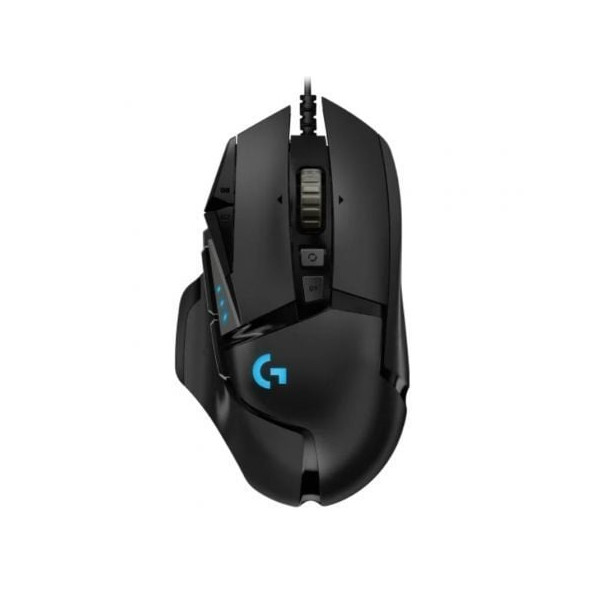 Ratón gaming logitech g502 hero/ hasta 25600 dpi/ negro D