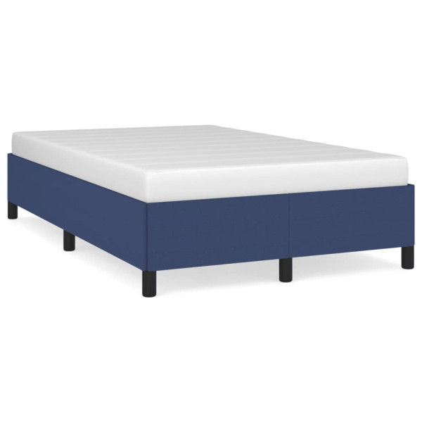 Estructura de cama tela azul 120x190 cm D