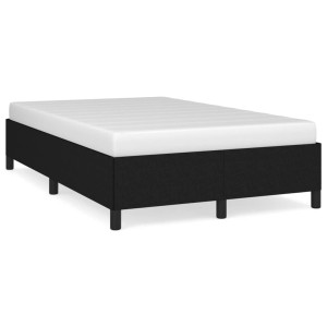 Estructura de cama tela negro 120x190 cm D