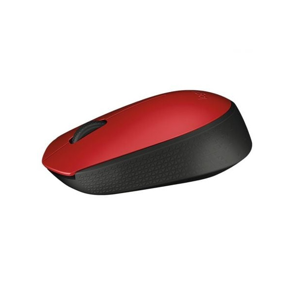 Ratón inalámbrico logitech m171 rojo - 2.4ghz - nano receptor usb - diseño ambidiestro - 1xaa D