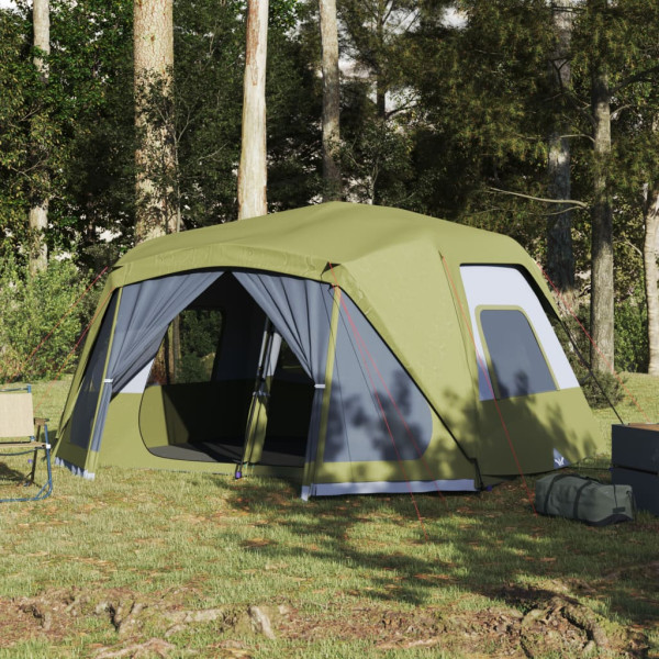 Tenda de 10 pessoas tecido opaco impermeável verde D